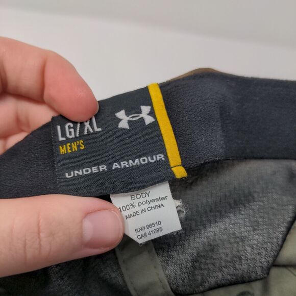 Under Armour Fitted Hat Camouflage L/XL Embroidered Hunting Outdoor - Picture 10 of 10